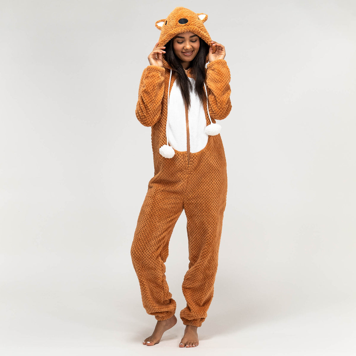 Women’s Fox Character Fleece Onesie