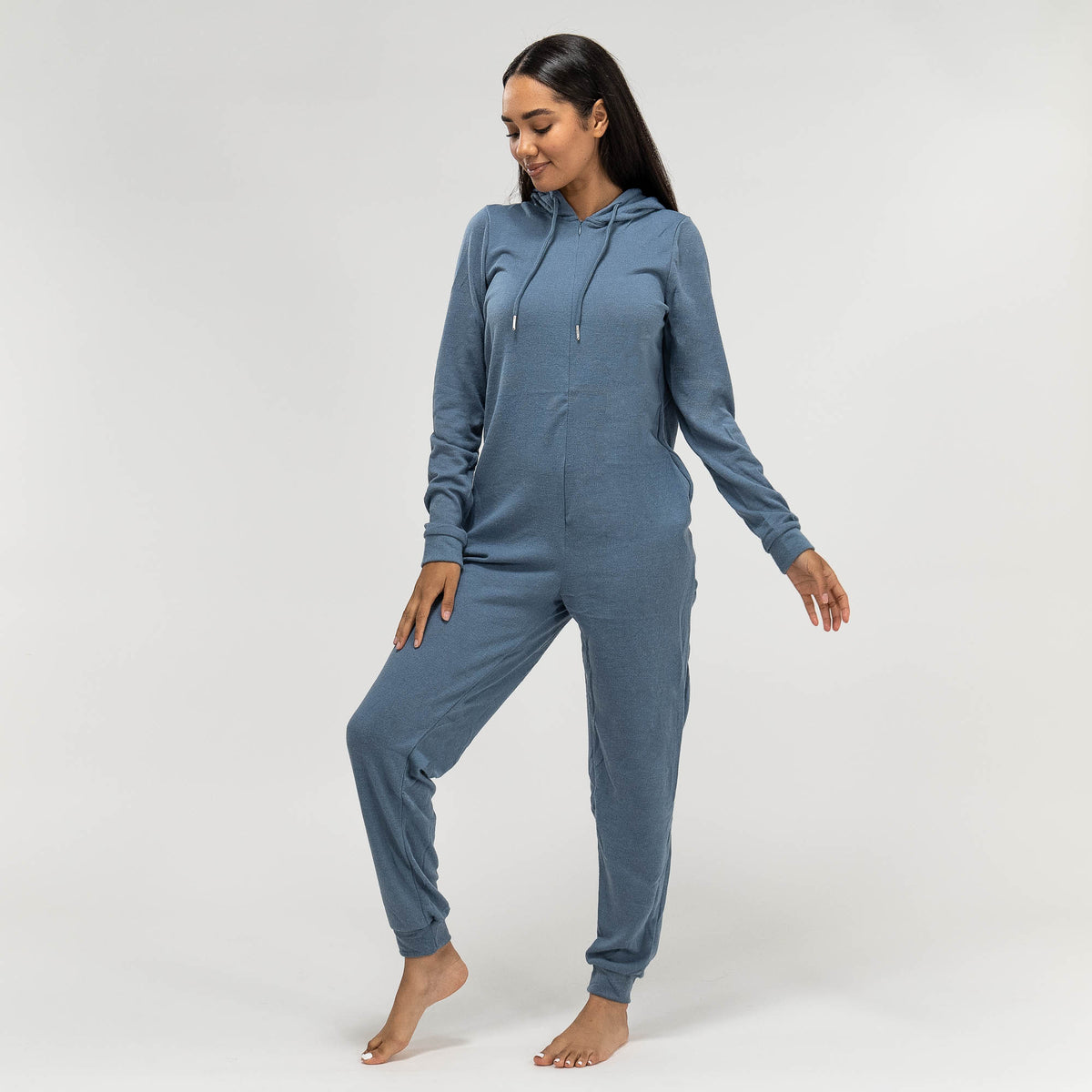 Women’s Blue Jersey Onesie