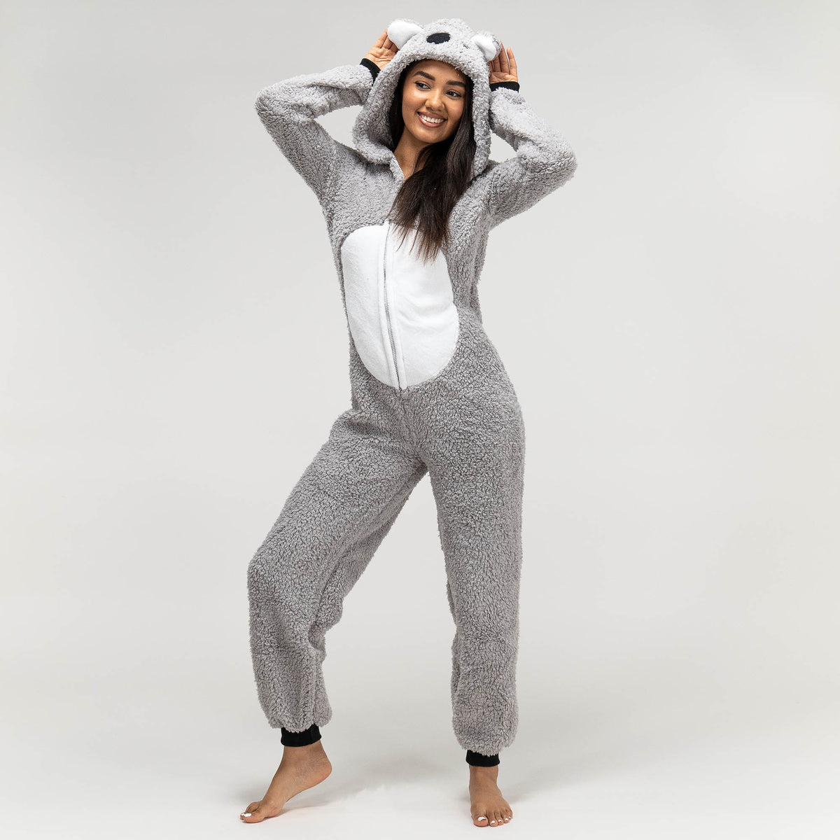 Women’s Koala Bear Animal Fleece Onesie